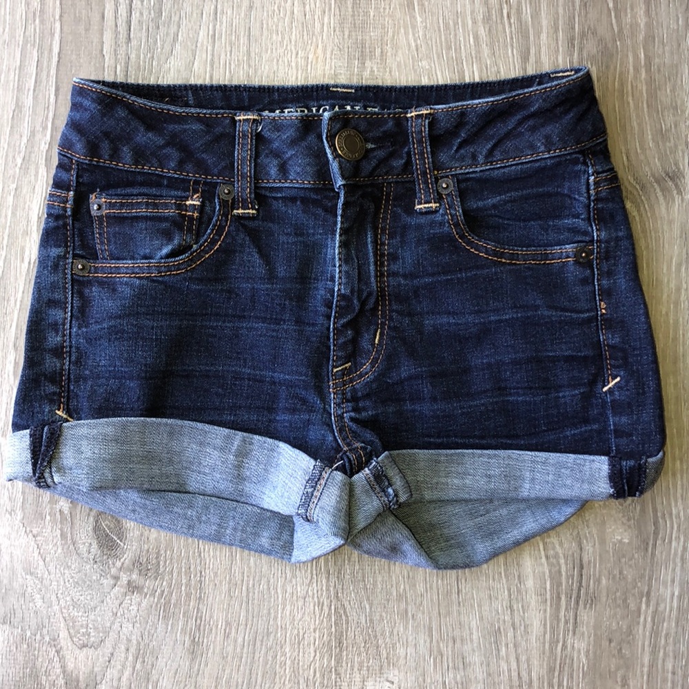 American Eagle Jean Shorts 0